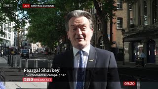 Feargal Sharkey Former The Undertones Singer Clean Water Campaigner On BBC Breakfast 11072024 [upl. by Idner]