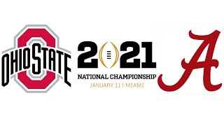 2021 CFP National Championship 3 Ohio State vs 1 Alabama Highlights [upl. by Chemosh]