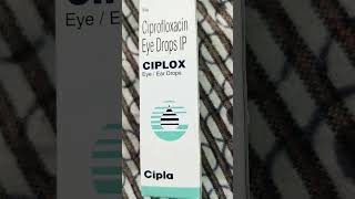 Ciplox EyeEar Drops used as an antibiotic for treating infections of the eye or ears [upl. by Saum]