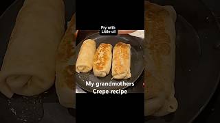 EASY CREPE RECIPE savoury crepes😍shortsfeed crepe healthy howto easyrecipe snack fypシ゚ [upl. by Giardap]