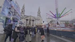 Snow in Leeds November 28 2021 [upl. by Henebry]