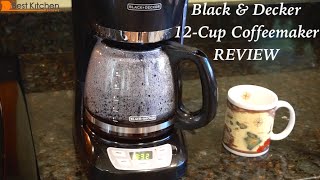 Black amp Decker 12Cup Programmable Coffeemaker Review [upl. by Alvie]