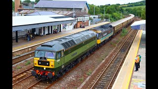 47810 amp 47712 pass Totnes 1Z69 quotCornish Riviera Statesmanquot 240724 [upl. by Penhall672]