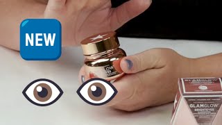 GLAMGLOW 👁👁🆕 BRIGHTEYES Illuminating AntiFatigue Eye Cream Review [upl. by Imray]