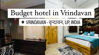 Budget Hotel in Vrindavan  Hotel near Banke Bihari Temple  बांके बिहारी मन्दिर [upl. by Liebermann]