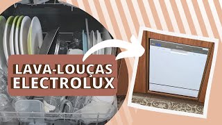 LAVA LOUÇAS vale a pena e o custo de energia Electrolux LV08B  8 serviços [upl. by Aihtela]