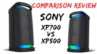 Sony XP500 VS XP700 Comparison Review and Sound Test [upl. by Nrojb]