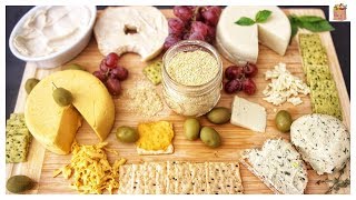 A Complete Guide to Vegan Cheeses Mozzarella Cheddar Parmesan Cream Cheeses  The Mushroom Den [upl. by Spevek]