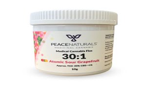 Peace Naturals Atomic Sour Grapefruit Review UK MEDICAL CNNABIS [upl. by Latashia408]