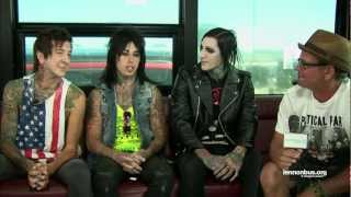 lennonbus AP Cover Stars Chat with Ronnie Radke Austin Carlile and Chris Motionless [upl. by Kimberley]