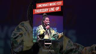 Cincinnati Music Fest Thursday Lineup [upl. by Sopher]