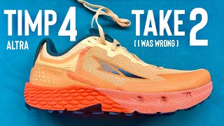 I WAS WRONG  ALTRA TIMP 4 TAKE 2 altratimp4 altra trailrunning [upl. by Surovy]