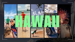 OAHUS NORTH SHORE BEACHES 🏝️ FRIDAY NIGHT WAIKIKI FIREWORKS 🎆  HAWAII VLOG SEPTEMBER 2024 [upl. by Aznaed605]