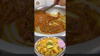 Egg Dum Biriyani Part 1  ఎగ్ దమ్ బిరియానీ ytshorts food recipe [upl. by Ahsikat]