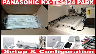 PABX TES824 Panasonic Complete Installation Guide [upl. by Nagorb]