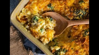 Broccoli Cheddar Chicken and Rice Casserole [upl. by Scopp]