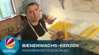 Handgemachte BienenwachsKerzen aus Eicklingen [upl. by Greene]