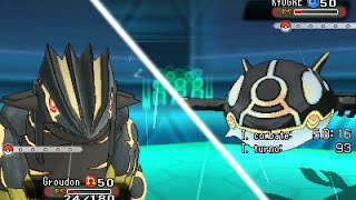 Shiny Primal Groudon vs Shiny Primal Kyogre [upl. by Klug782]