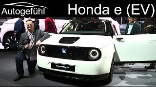 Honda Urban EV e Prototype Exterior Interior check  Autogefühl [upl. by Akyre]