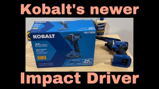 Kobalt 24v Impact Driver Kit Unboxing amp Comparison to Older Version [upl. by Batty]