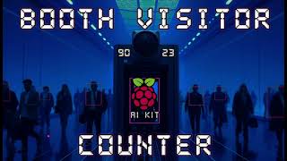 Booth Visitors Counter with Raspberry Pi 5 and AI Kit pi5 hailo8l ai [upl. by Tamar]