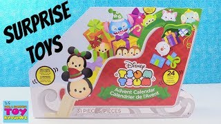 Disney Tsum Tsum Advent Calendar Exclusive Figures 24 Surprises Toy Review  PSToyReviews [upl. by Soloma]