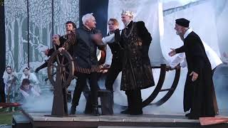 Act 1 Scene 1  The Tempest  William Shakespeare  Brownsea Open Air Theatre 2015  Storm [upl. by Louie839]