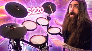 The CHEAPEST Electronic Drum Kit I’ve Ever Played [upl. by Amirak]