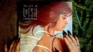 ASMR 📕 Book Tracing amp Page Turning for Relaxation ✨ The Art of Loish 💋 Whispering [upl. by Iglesias817]