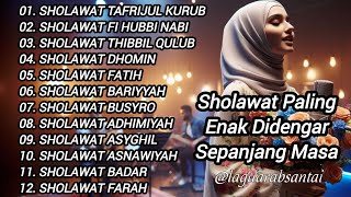 SHOLAWAT NABI TERBARU PALING ENAK DI DENGAR SEPANJANG MASA FULL 1 JAM  LIRIK ARAB sholawat [upl. by Hcahsem]