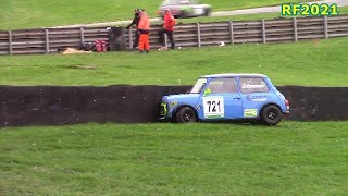 Crashes amp action BARC meeting Brands Hatch 14 November 2021 [upl. by Farra284]