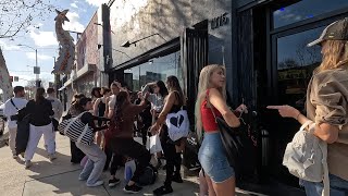 Los Angeles Saturday Afternoon Adventure Epic Tour of Melrose Ave 4K 60fps [upl. by Mehcanem]