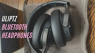 Uliptz Over Ear Headphones with Microphone Review amp Unbox  Top Bluetooth Headphones [upl. by Lletniuq]