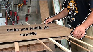 comment coller une feuille de stratifié [upl. by Crisey23]