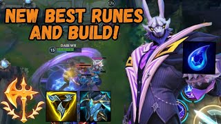 BEST NASUS RUNES amp BUILD NO SUNDERED SKY NEEDED  Wildrift Gameplay Patch 52 [upl. by Lerej]