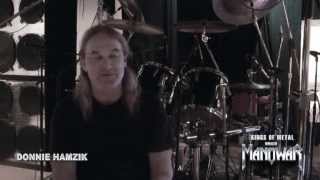 KINGS OF METAL MMXIV  Interview with MANOWAR Drummer Donnie Hamzik [upl. by Asehr703]