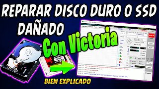 Como REPARAR Disco Duro dañado✅ Externo o Interno  Con Victoria HDD SSD  ACTUALIZADO 2022 [upl. by Hali]