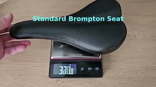 Brompton bike seat upgrade  Ergon SM Pro [upl. by Refotsirhc]