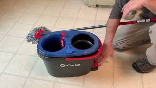 O  Cedar Easy Wring Rinse Clean Spin Mop [upl. by Sredna]