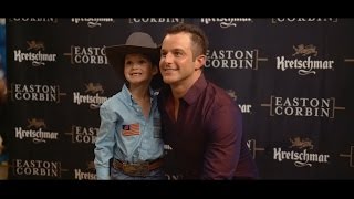 Easton Corbin  Behind the Scenes  Oklahoma City OK [upl. by Einahpats88]