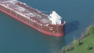 Freighter runs aground at Belle Isle [upl. by Garzon]