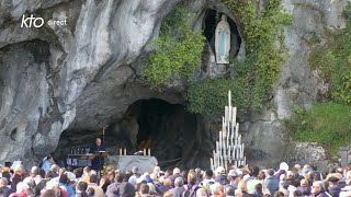 Messe de 10h à Lourdes du Dimanche de Pâques 2023 [upl. by Atined]