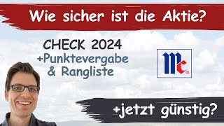 McCormick Aktienanalyse 2024 Wie sicher ist die Aktie günstig bewertet [upl. by Enovad]