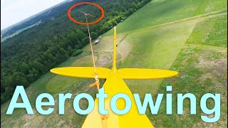 My first attempt at aerotowing an RC glider [upl. by Arrej]