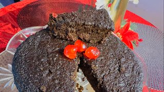 Guyanese Christmas Fruit Cake Black Cake Rum Cake Very Delicious [upl. by Nailluj]