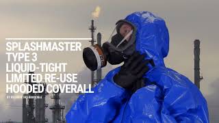 Splashmaster Type 3 Chemical Coverall Suit [upl. by Oninotna]