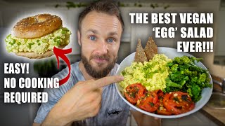 The Best Vegan Egg Salad  Easy Quick amp High in Protein [upl. by Demeyer]