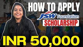 Scholarship for ALL Courses from Class 1 to Postgrad Apply NOW  JSW Udaan Scholarship [upl. by Loleta]