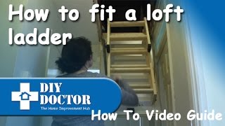 Fitting or installing a loft ladder [upl. by Assenev764]