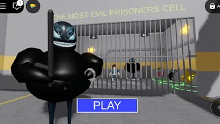 Escape Venom Barrys prison ROBLOX Escape Obby spideygaming roblox [upl. by Ogilvie]